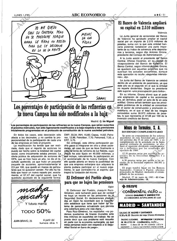 ABC MADRID 01-07-1985 página 51