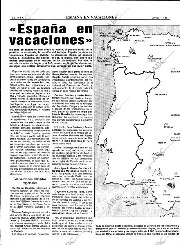 ABC MADRID 01-07-1985 página 52