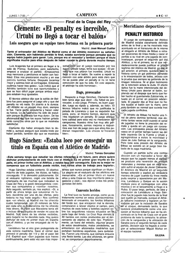 ABC MADRID 01-07-1985 página 61