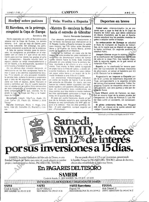 ABC MADRID 01-07-1985 página 65