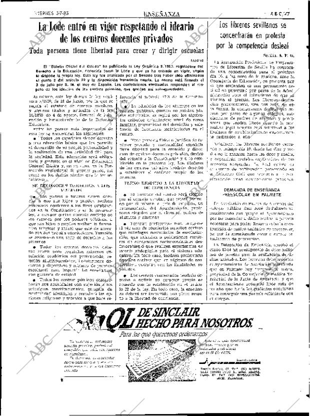ABC SEVILLA 05-07-1985 página 47
