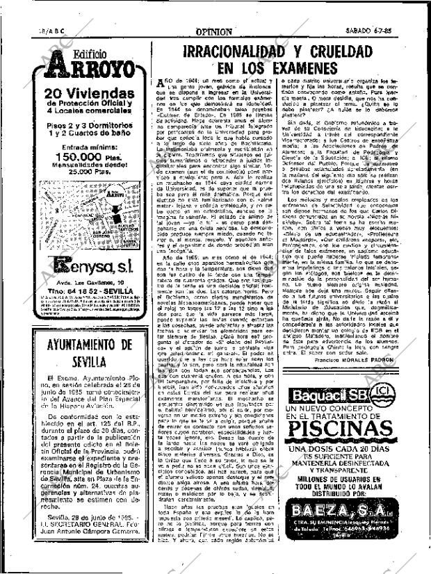 ABC SEVILLA 06-07-1985 página 18