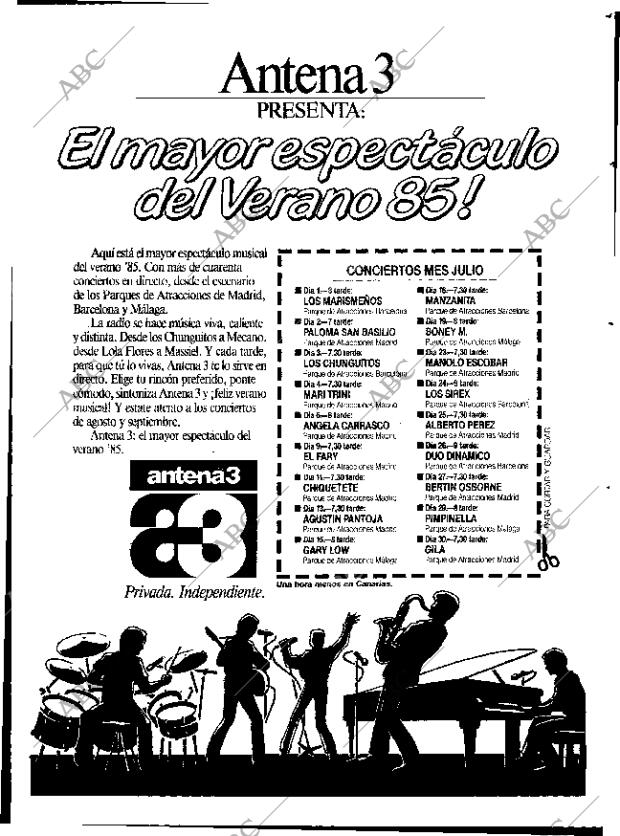 ABC MADRID 11-07-1985 página 111