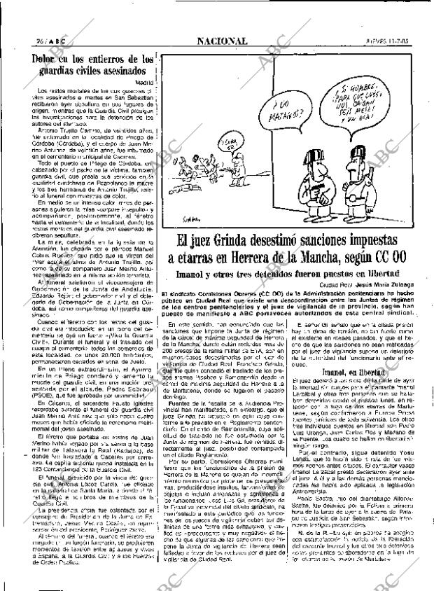 ABC MADRID 11-07-1985 página 26
