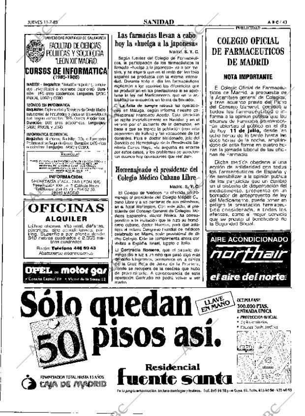 ABC MADRID 11-07-1985 página 43