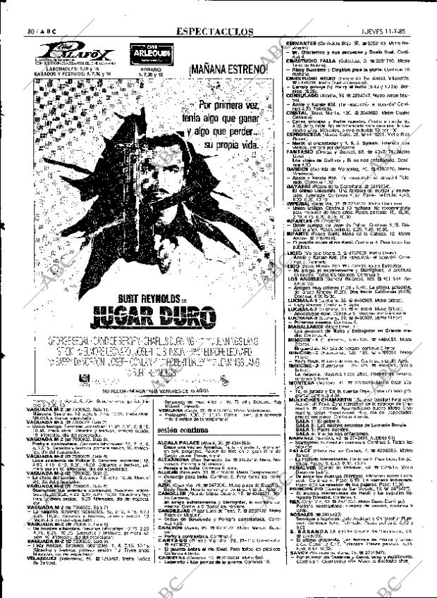ABC MADRID 11-07-1985 página 80