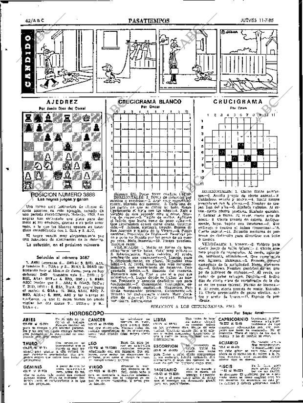 ABC SEVILLA 11-07-1985 página 62