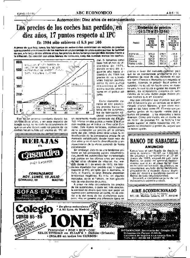 ABC MADRID 15-07-1985 página 39