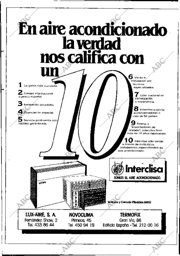 ABC MADRID 15-07-1985 página 88