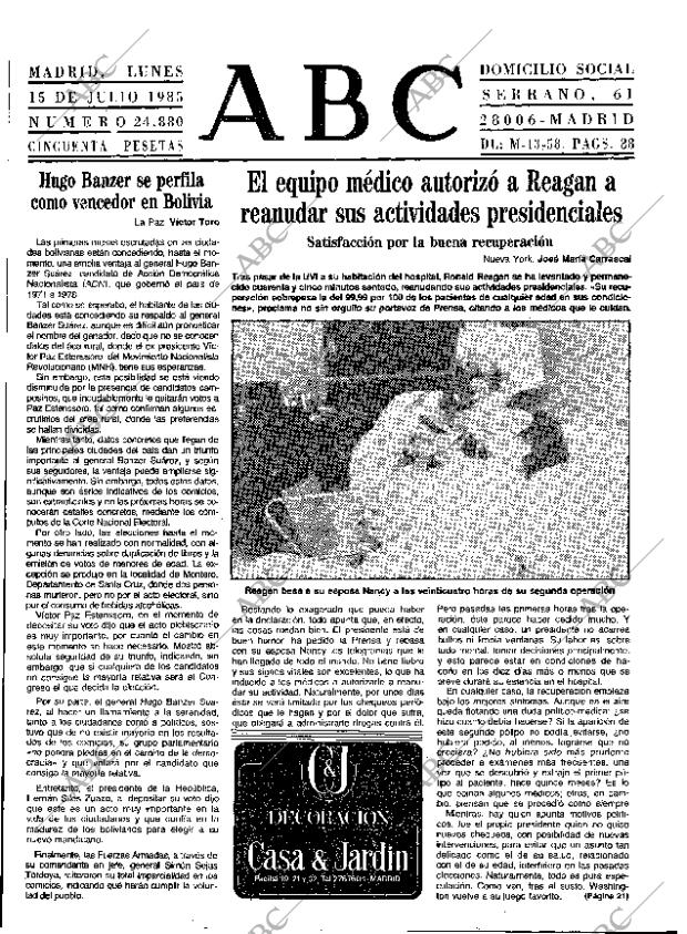 ABC MADRID 15-07-1985 página 9