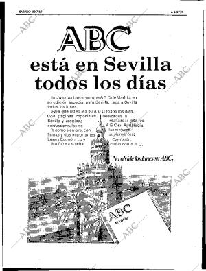 ABC SEVILLA 20-07-1985 página 21