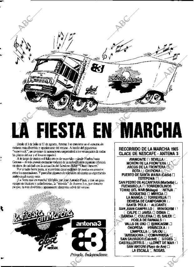 ABC MADRID 21-07-1985 página 108