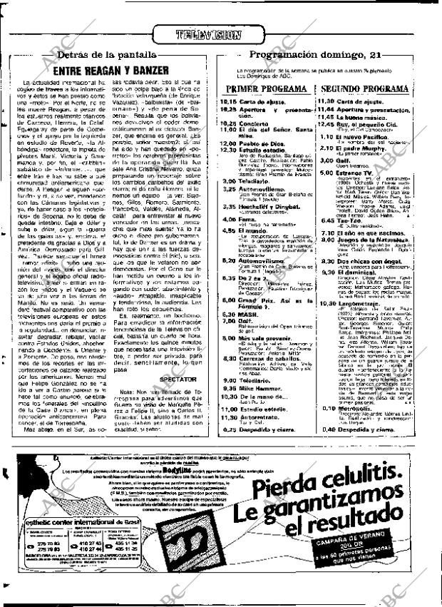 ABC MADRID 21-07-1985 página 110