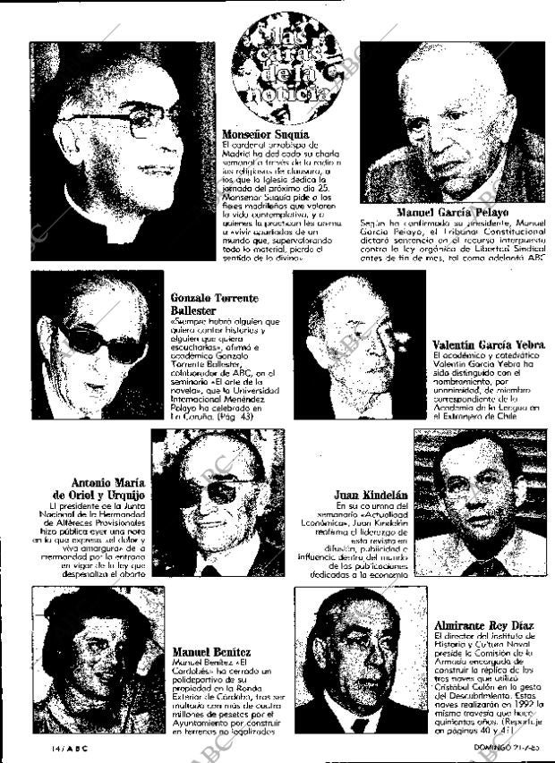 ABC MADRID 21-07-1985 página 14