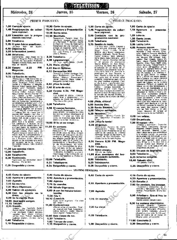 ABC MADRID 21-07-1985 página 167