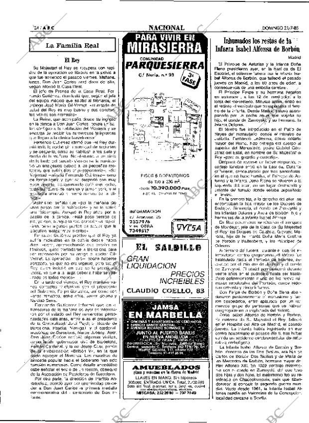 ABC MADRID 21-07-1985 página 24
