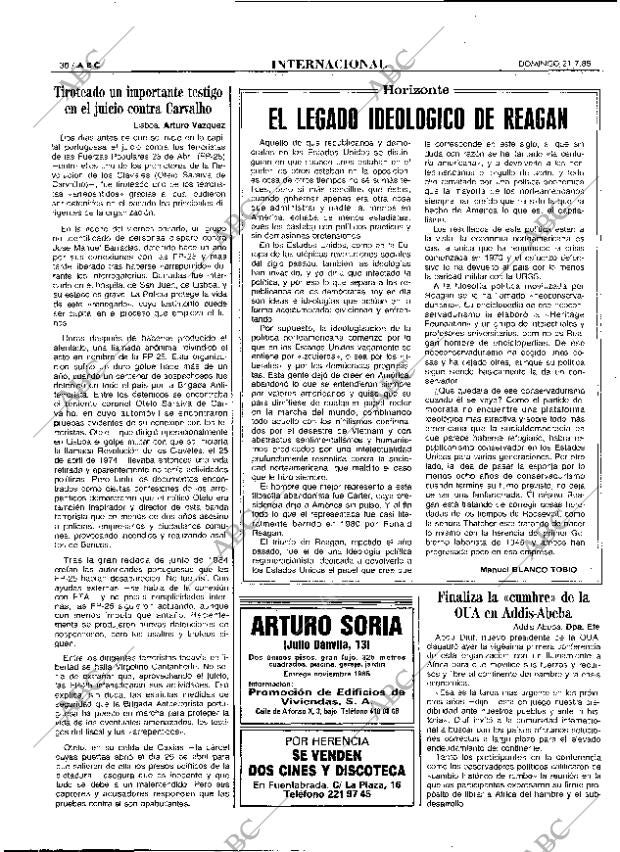 ABC MADRID 21-07-1985 página 30
