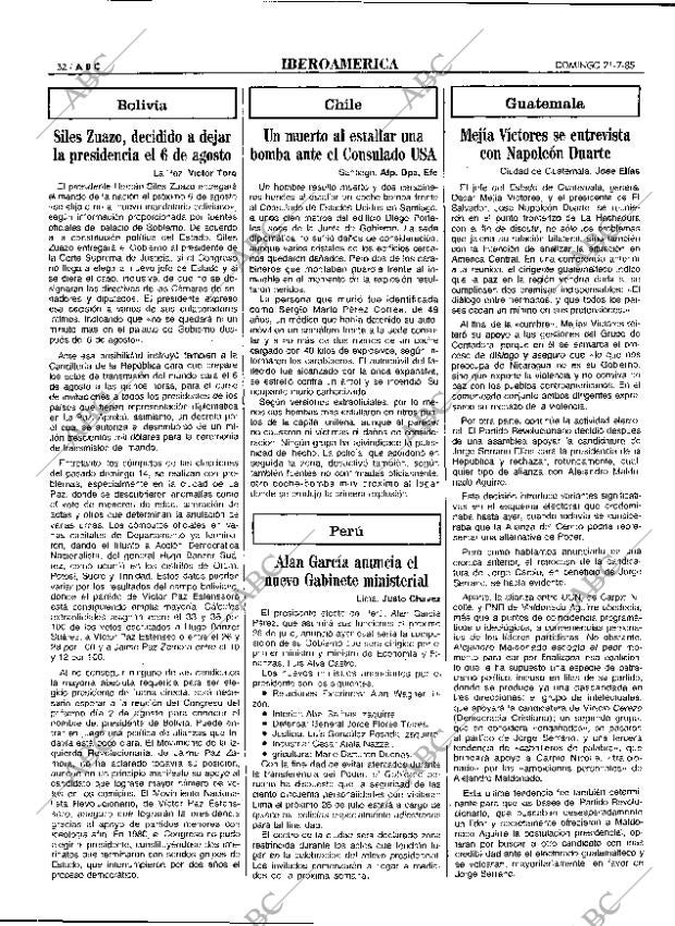ABC MADRID 21-07-1985 página 32