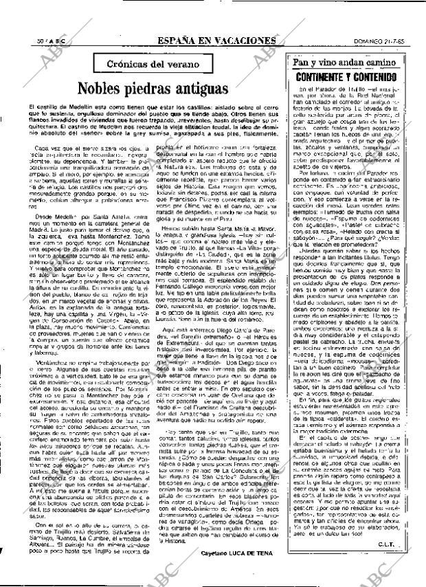 ABC MADRID 21-07-1985 página 50