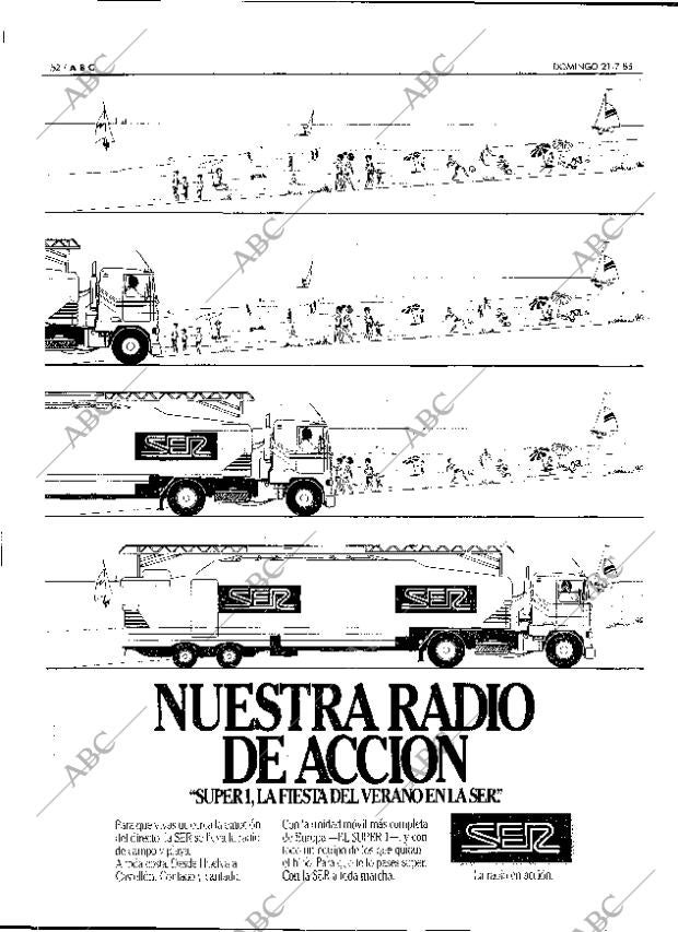 ABC MADRID 21-07-1985 página 52