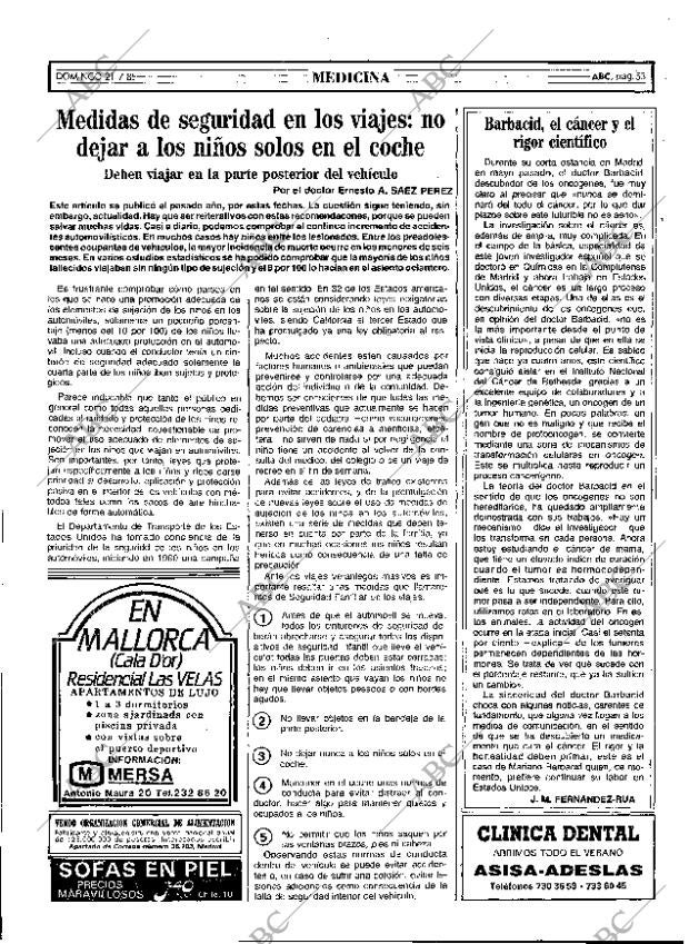ABC MADRID 21-07-1985 página 53