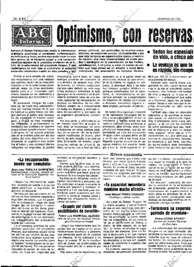 ABC MADRID 21-07-1985 página 56