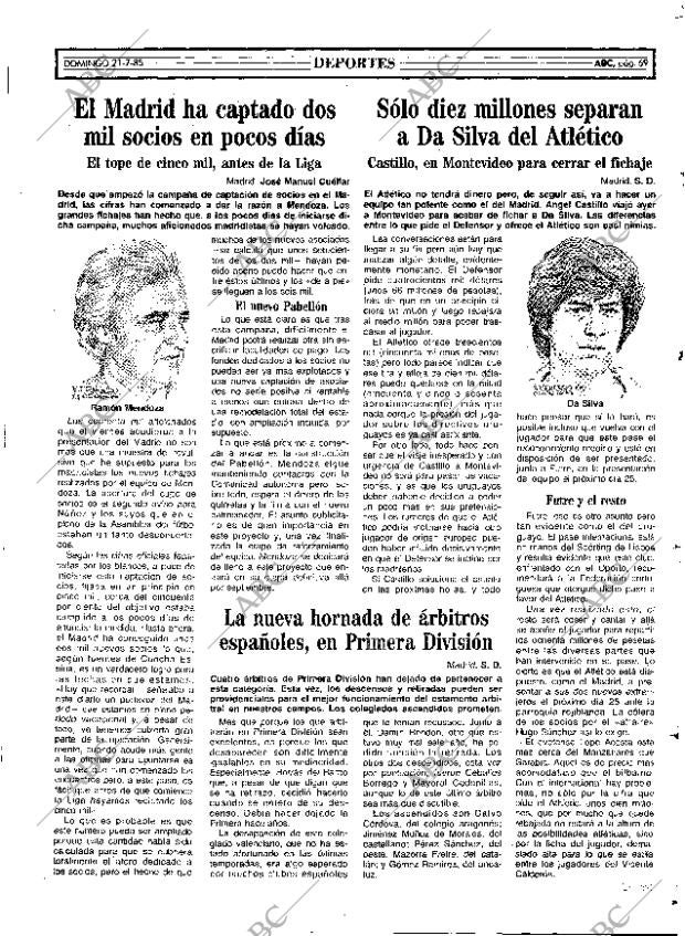 ABC MADRID 21-07-1985 página 69