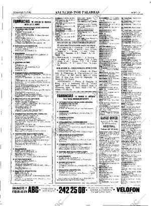 ABC MADRID 21-07-1985 página 81