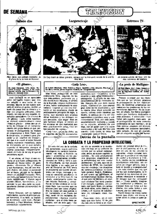 ABC MADRID 26-07-1985 página 95