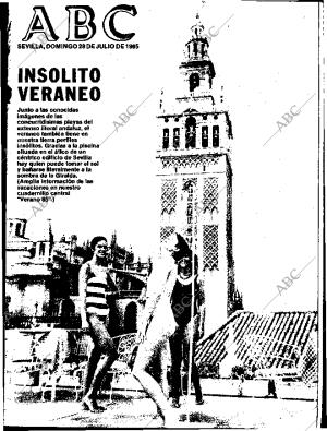 ABC SEVILLA 28-07-1985 página 1