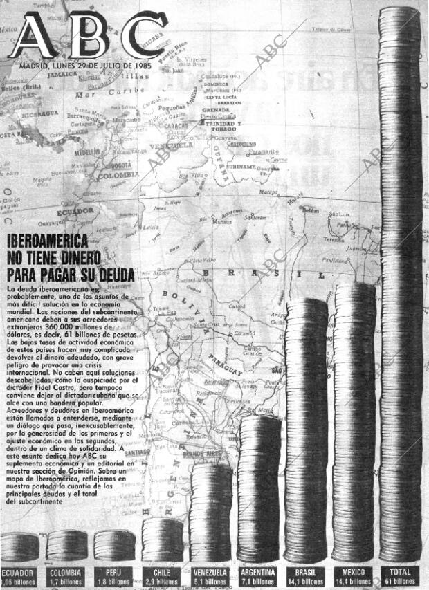 ABC MADRID 29-07-1985 página 1