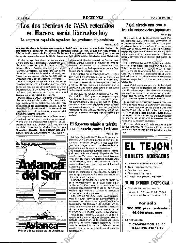 ABC MADRID 30-07-1985 página 24