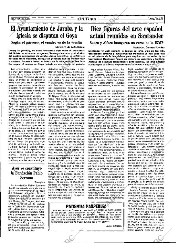 ABC MADRID 30-07-1985 página 41