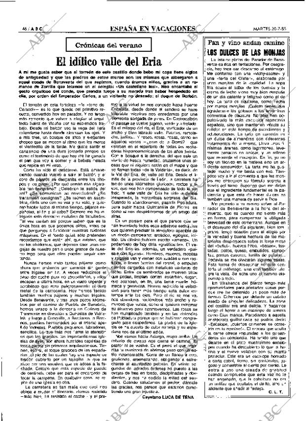 ABC MADRID 30-07-1985 página 46
