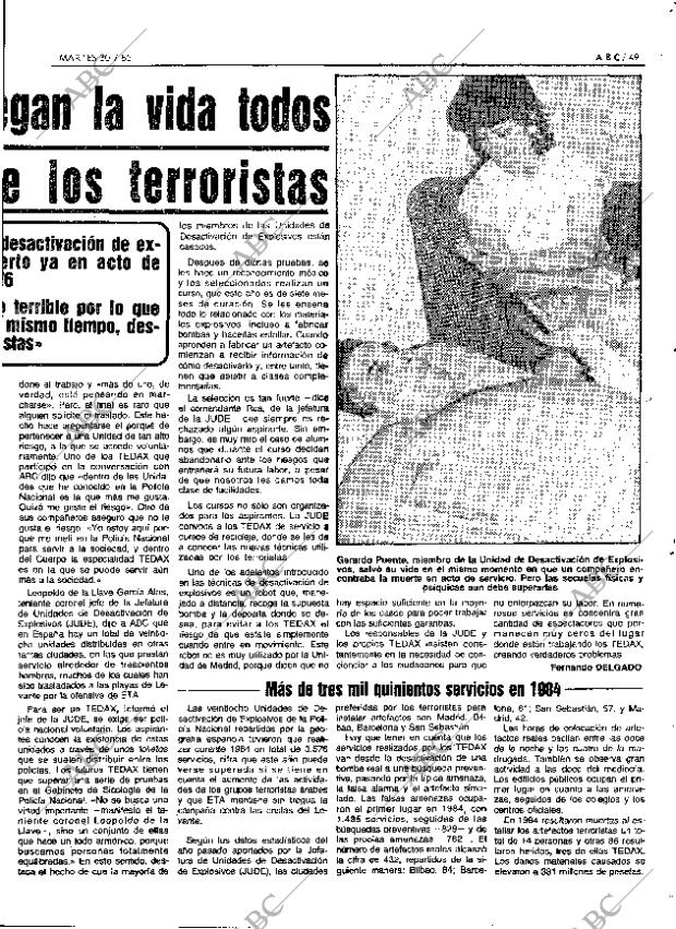 ABC MADRID 30-07-1985 página 49