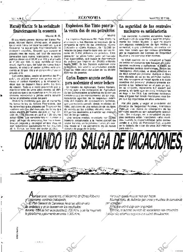 ABC MADRID 30-07-1985 página 52