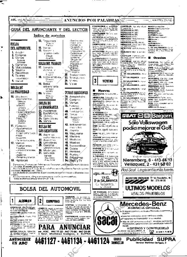 ABC MADRID 30-07-1985 página 72