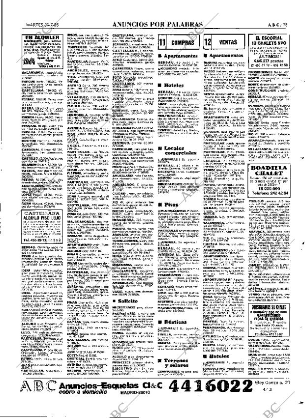 ABC MADRID 30-07-1985 página 75