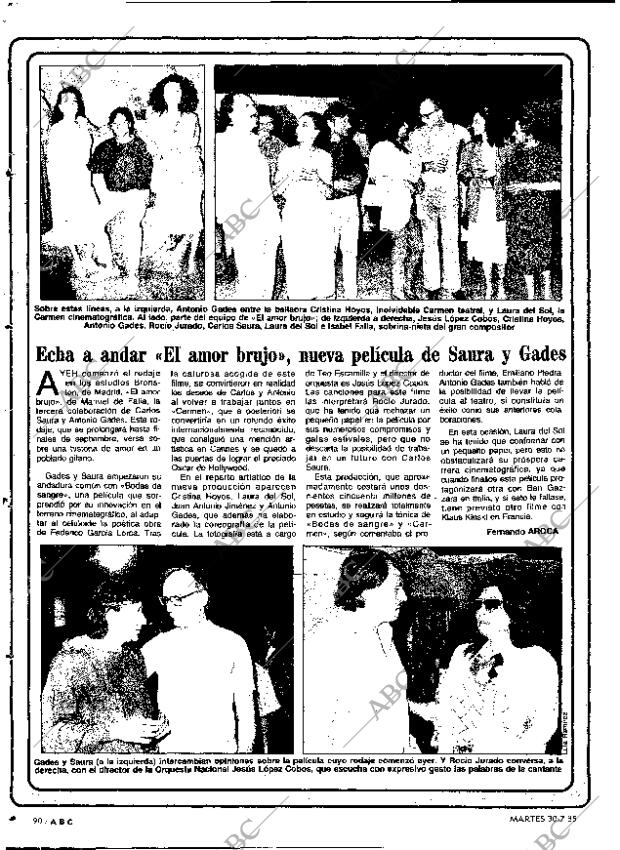 ABC MADRID 30-07-1985 página 90