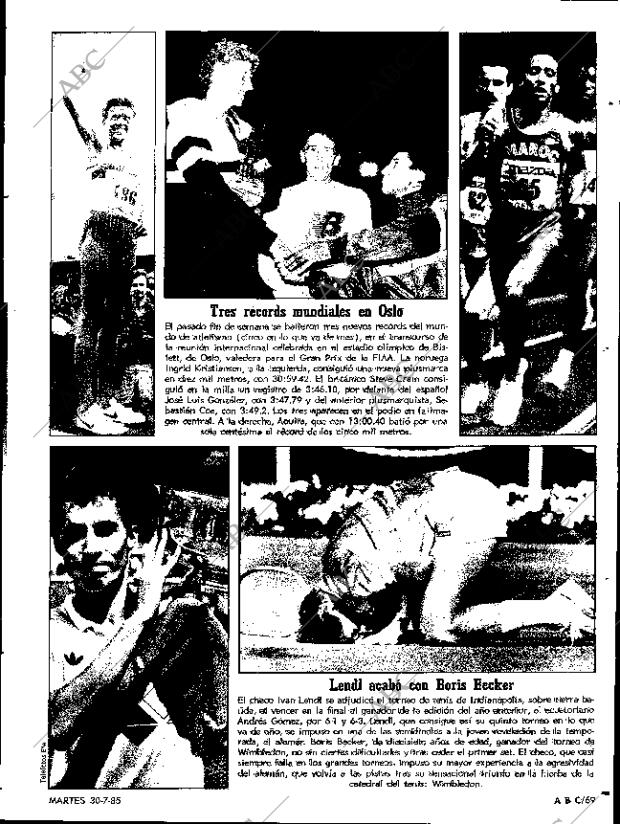 ABC SEVILLA 30-07-1985 página 69