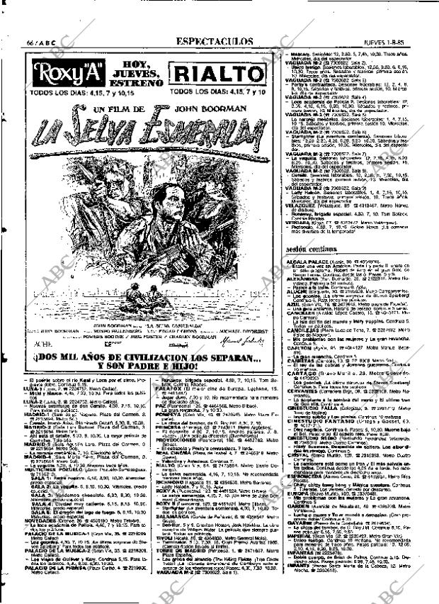 ABC MADRID 01-08-1985 página 66