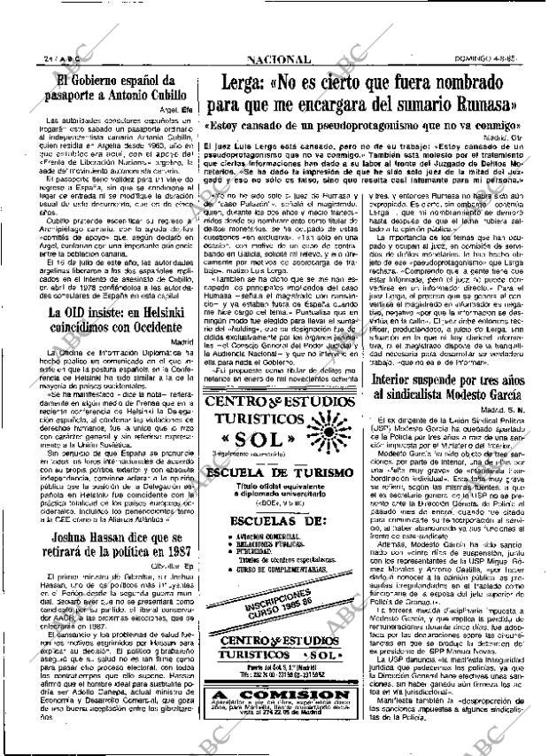 ABC MADRID 04-08-1985 página 24