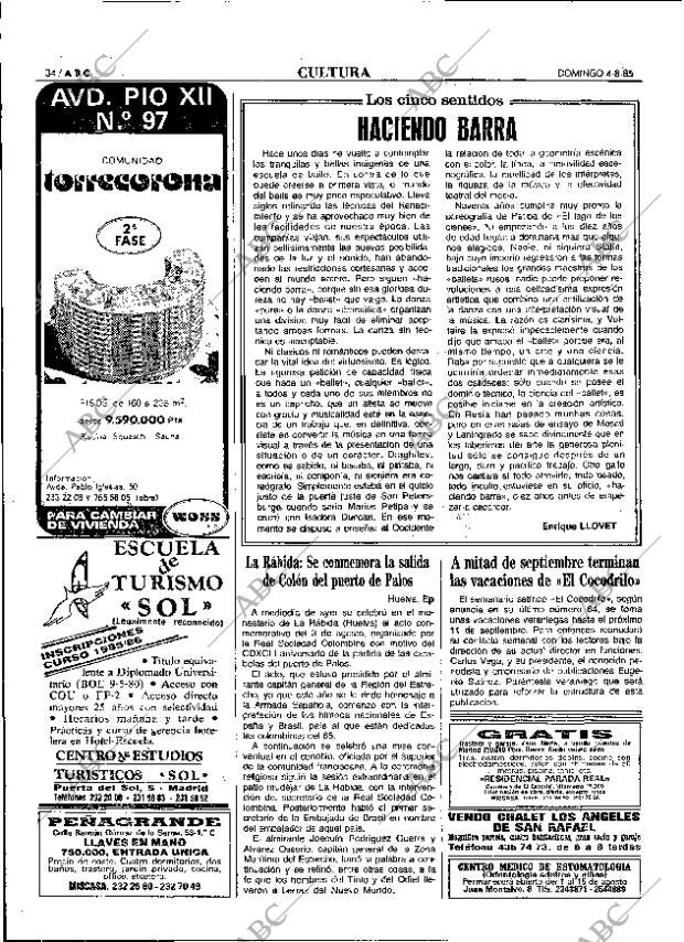 ABC MADRID 04-08-1985 página 34