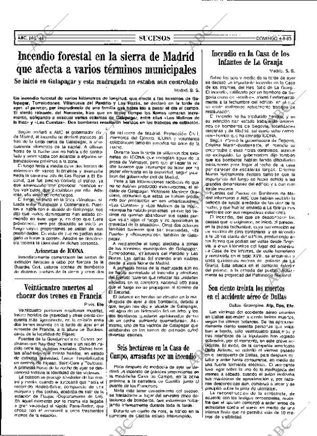 ABC MADRID 04-08-1985 página 44