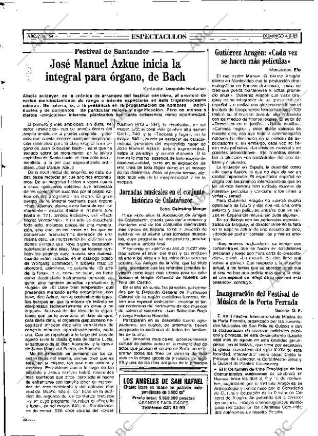 ABC MADRID 04-08-1985 página 64