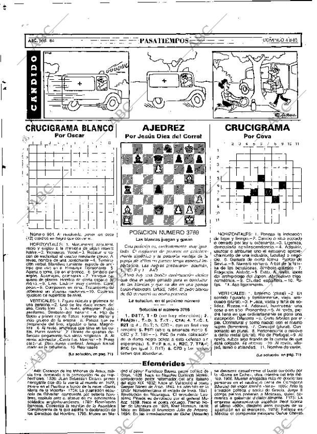 ABC MADRID 04-08-1985 página 84