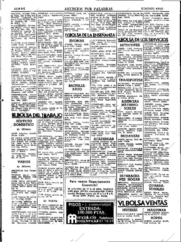 ABC SEVILLA 04-08-1985 página 52