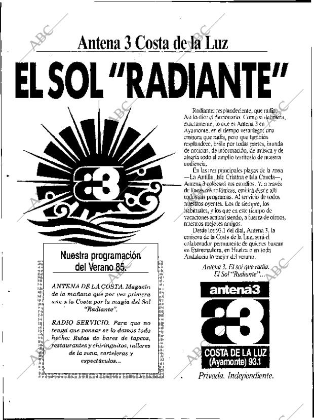 ABC SEVILLA 04-08-1985 página 64