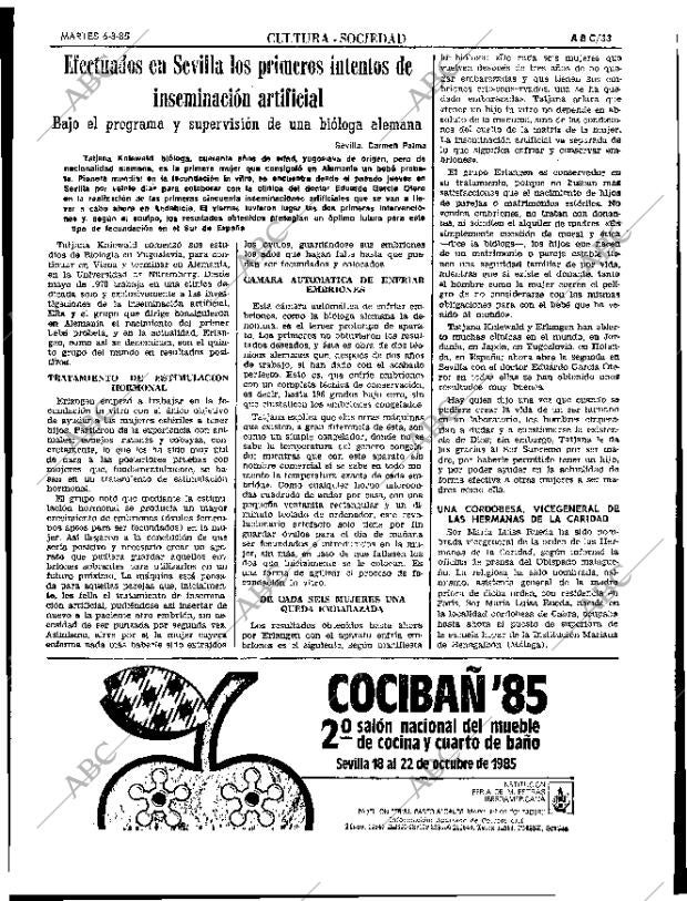 ABC SEVILLA 06-08-1985 página 33