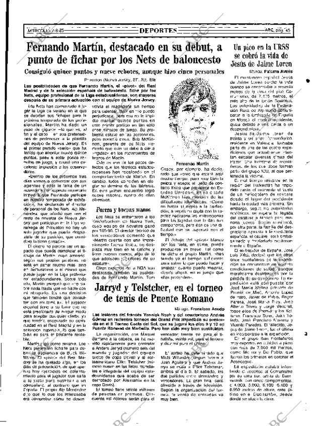 ABC MADRID 07-08-1985 página 45